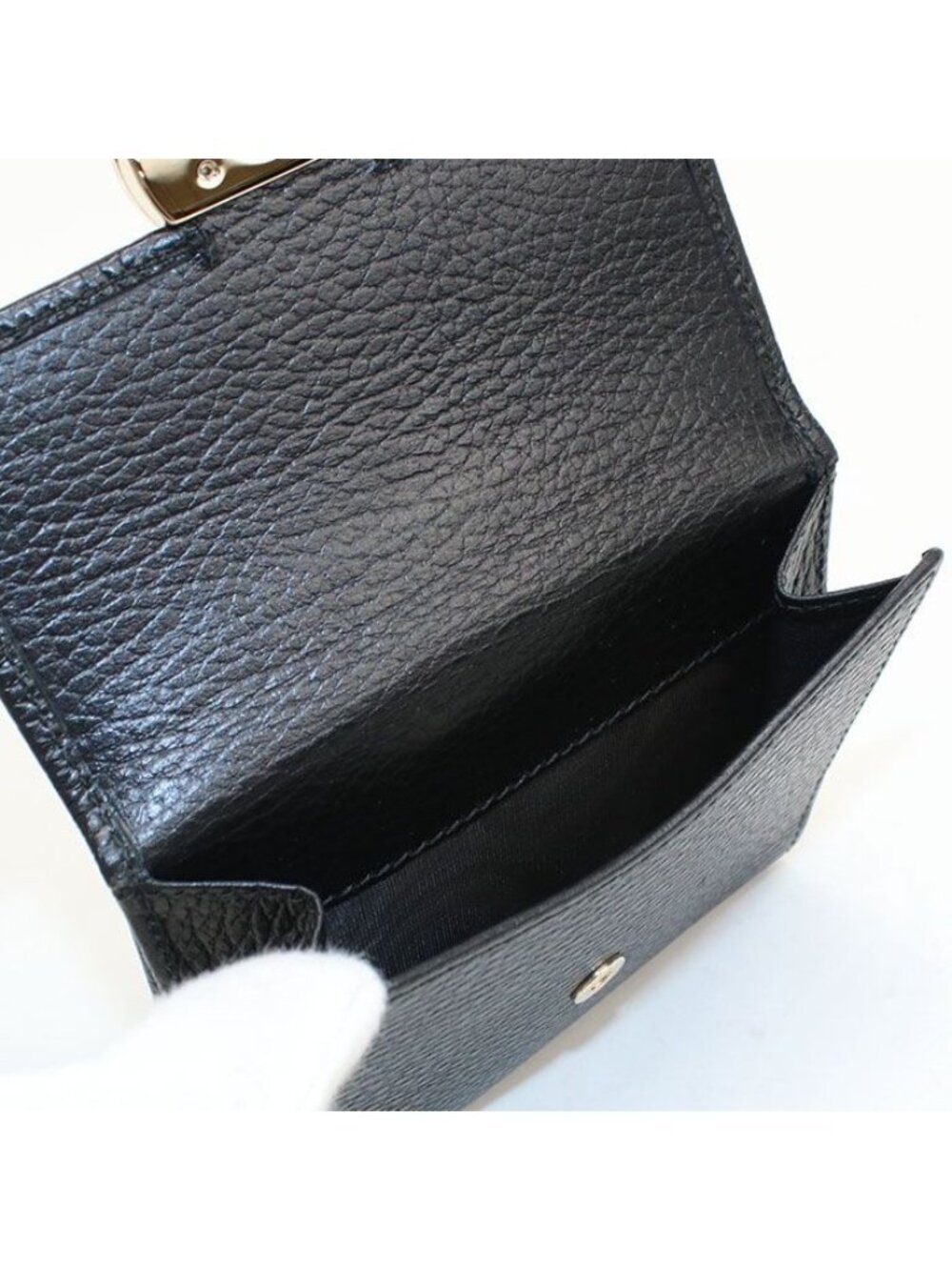 Gucci Hook Interlocking G Bifold Wallet Leather - Picture 5 of 7